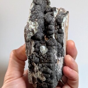 Black Wavellite - Fantastic Old Stock - Mauldin Mountain, Arkansas, USA, Rare