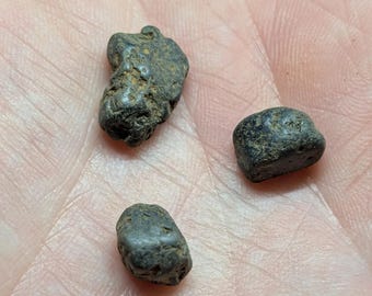 Very Rare, set of Placer Rutile, Arkansas, Magnet Cove, Old Stock, ex Delinde