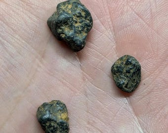 Very Rare, set of Placer Rutile, Arkansas, Magnet Cove, Old Stock, ex Delinde