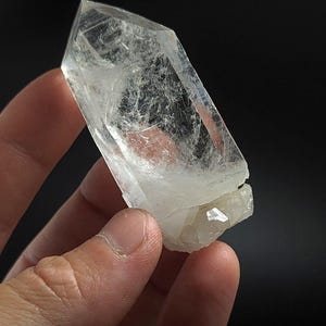 Unique Arkansas Quartz Crystal Point, Old Stock, Garland County, AR, USA, ooak, Natural Mineral Specimen, ooak, very special growth/shape
