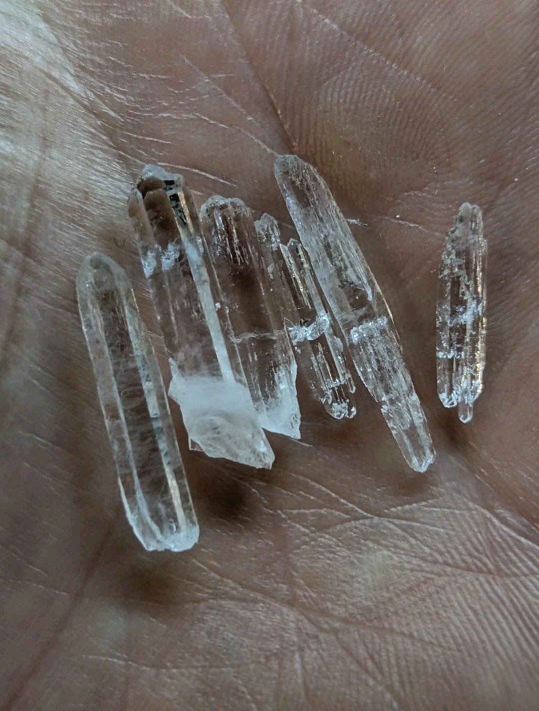 Set of 6 Jeffrey Quarry Solution Quartz Crystal Points, Old Stock ...