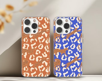 Cheetah Phone Case Wild Print Cover for iPhone 17 16 15 14 13 12 11 XR Pro Max Plus, Samsung S25 S24 FE Ultra
