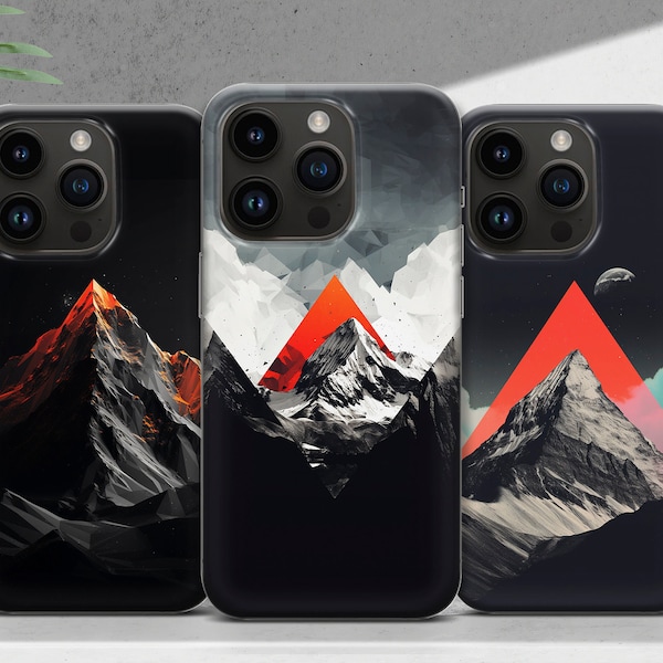 Mountain Phone Case Natur Landschaft Cover für iPhone 15 14 13 12 11 XR Pro Max Plus/Samsung/google Pixel by Case To Amaze
