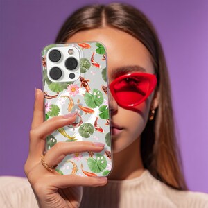 Koi Fish Phone Case Japanese Art Cover MagSafe for iPhone 17 16 15 14 13 12 Pro Max, Samsung S25 S24 Plus Ultra FE image 10