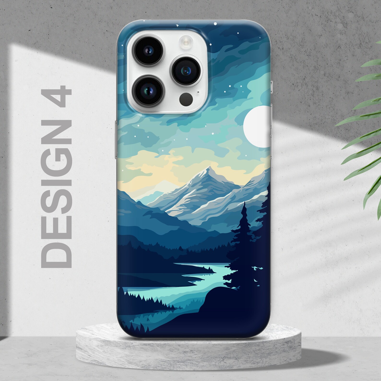 Mountain Phone Case Forest Landscape Cover for iPhone 17 16 15 14 13 12 ...