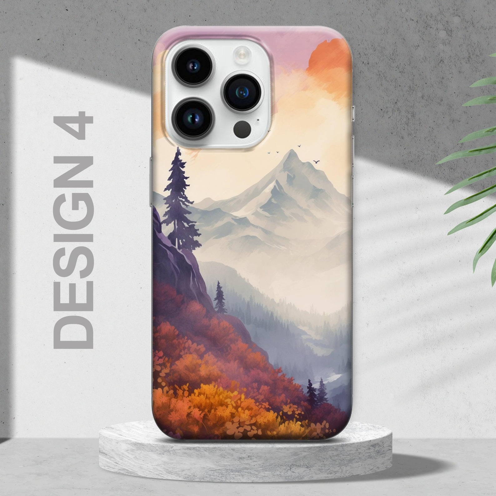 Mountain Phone Case Forest Landscape Cover for iPhone 17 16 15 14 13 12 ...