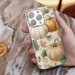 Autumn Phone Case with Pumpkins Fall Cover for iPhone 18 17 16 15 14 13 12 Pro Max Plus, Samsung Galaxy S26 S25 S24 Ultra image 8