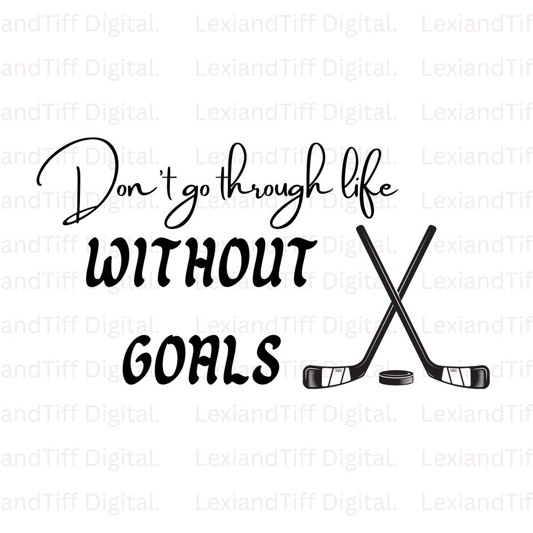 Hockey Goals Svg Hockey Goals Png Hockey Clip Art Hockey Etsy