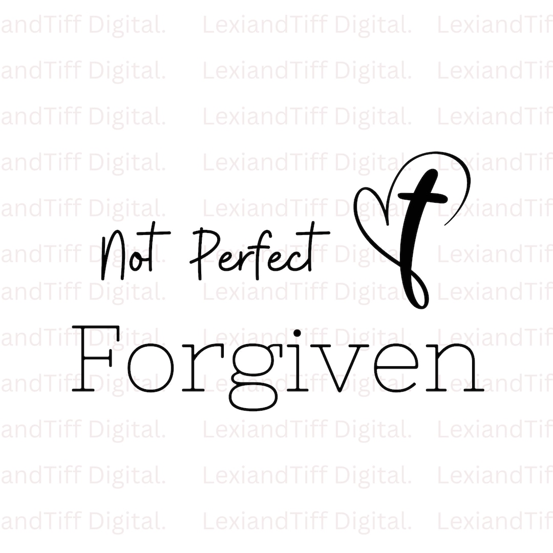 Forgiven Svg, Christian Svg, Cross Svg, Christian Clip Art - Etsy