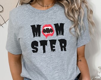 Momster T-Shirt, lustiges Halloween Shirt, Halloween T-Shirt, Herbst T-Shirt, Halloween für Mama Shirt, Frauen Halloween Shirt, Halloween Geschenk.