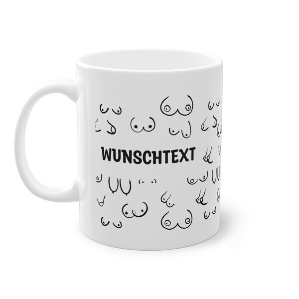 Personalisierte Busenfreundin Tasse lustige Tasse Beste Freundin BFF Geburtstagsgeschenk Geschenkidee Geschenk Frauen Freundschaftstasse