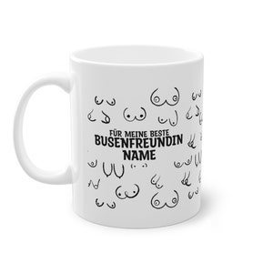 Tazza con scritta in lingua tedesca Busenfreundin | Tazza divertente