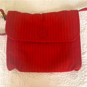 Fendi authentic vintage red shoulder or crossbody bag