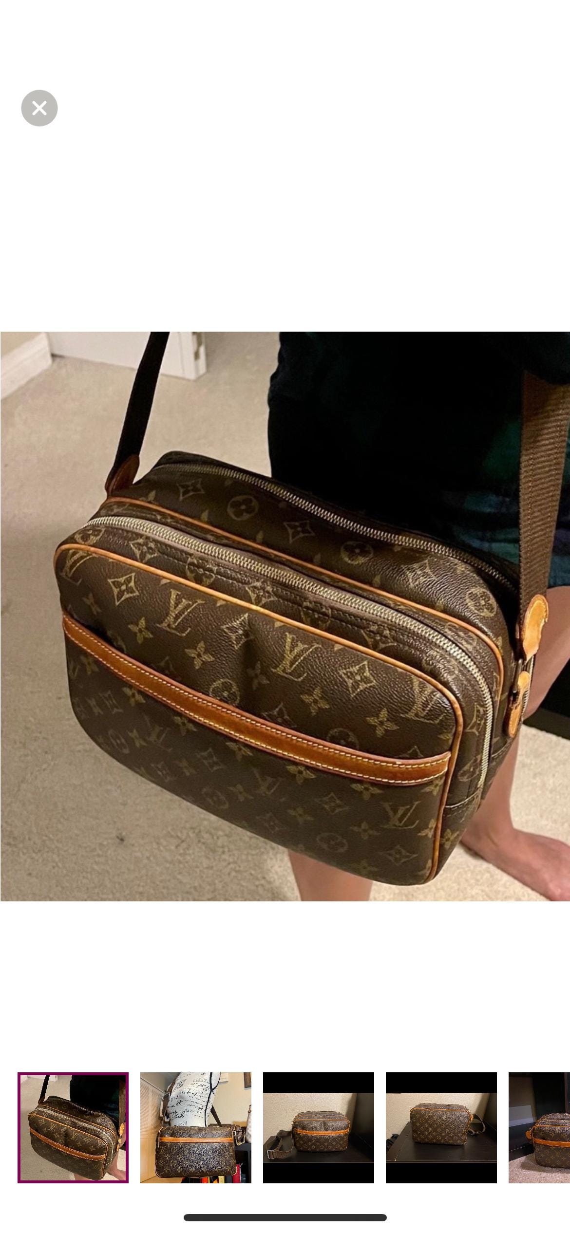Louis Vuitton Classic Brown Monogram Canvas Reporter PM Crossbody Bag
