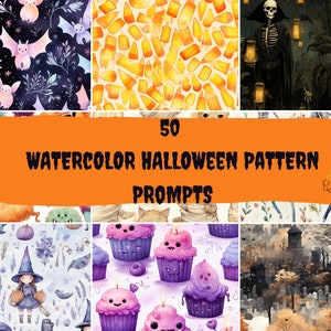 Creepy Chronicles: 50 Halloween Pattern Midjourney Prompts