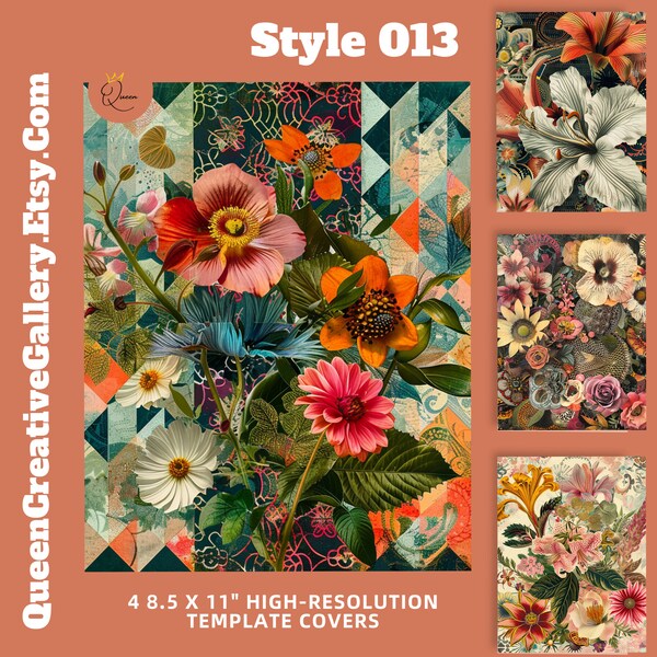 KDP, Thermal Cinch, and Goodnotes Cover Canva Template, Style 013