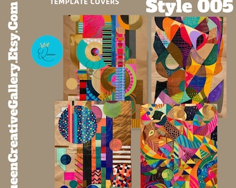 KDP, Thermal Cinch, and Goodnotes Cover Canva Template, Style 005