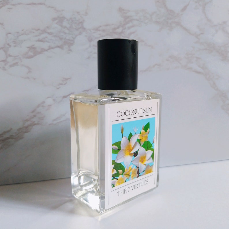 7 Virtues Coconut Sun Sample 1ml 2ml 3ml 5ml Travel Decant Etsy