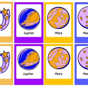 SPACE FUN MEMORY Matching Game, Memory Cards Diy, Cutting Skills ...