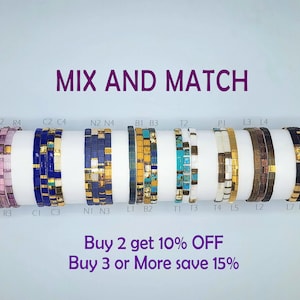 Trendy Tila Beads Bracelet