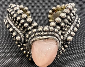 Lazaro Neal Inc, Silver Tone Cuff Bracelet