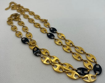 Jackie Kennedy, Stamped JBK, Gold Tone Necklace