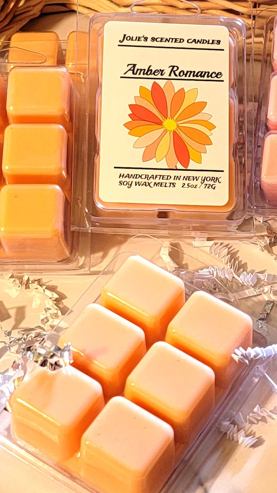Strong Scented Soy Wax Melts, Handmade Wax Cubes, Long-Lasting Fragrance, Buy 2 Get 1 Free, Scented Wax Melts for Wax Warmers, Eco-Friendly