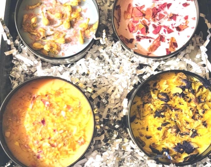 Wickless Candle Gift Set | 5 Scented 9oz Flameless Candles with Bonus Warmer | Home Decor, Relaxation, Luxury Gift for Her