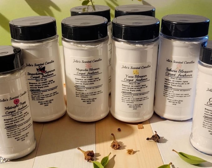 Natural Carpet Freshener Powder Odor Eliminator | Room & Car Deodorizer | Non-Toxic, Long-Lasting Freshener for Home and Pet Spaces