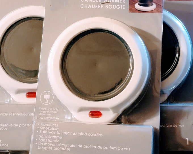 Electric Candle Warmer Plate | Wax Melting Dish | Safe Easy Scent Plate | No Flame Heating Plate | Fragrance Oil Warmer | Jar Candle Heater