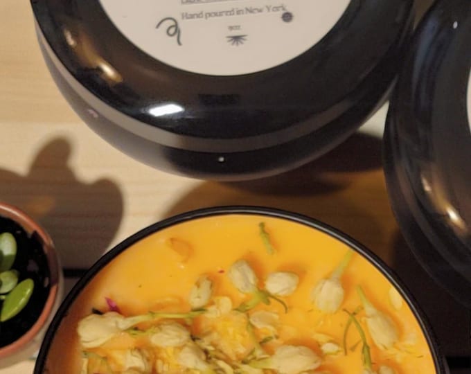 Soy Wax Candle Tin 9 oz Wickless Flameless Candle | Highly Scented Soy Aromatherapy Candle for Home Decor & Relaxation, Buy 1 Get 1 Free