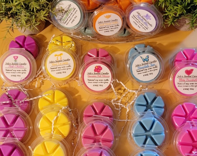 Luxurious Fragrance Delight: Premium Soy Wax Melts Mystery Box" With Strong Scent Natural Essential Oil
