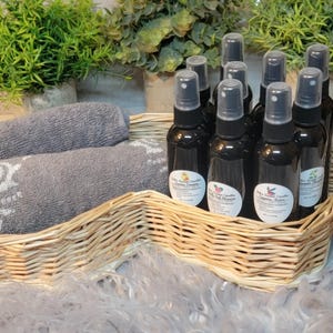Natural Linen Room Spray 4oz: Calming Essential Oils, Home & Travel