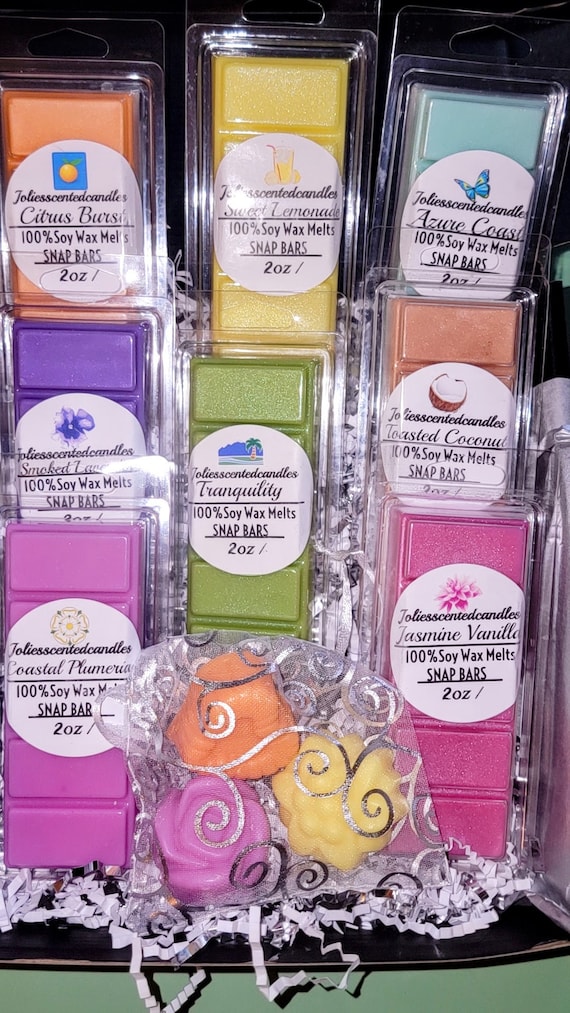 Soy Wax Melts Variety Box | Premium Eco-Friendly Wax Melt Gift Set with Strong, Long-Lasting Fragrances for Home Aromatherapy