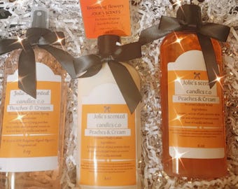 Moisturizing Body Care Set Gift Bundle: Hydrating Shower Gel, Body Lotion & Mist Spray for Soft Skin