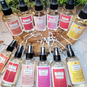 Natural Body Spray, Long-Lasting Moisturizing Mist with Essential Oils, Women&#39;s Fresh Fragrance, Organic Hydrating Body Mist Natural Perfume