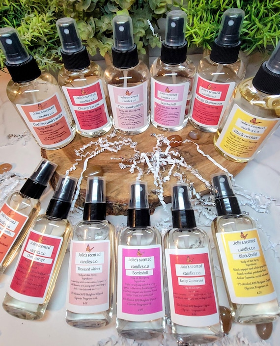 Natural Body Spray, Long-Lasting Moisturizing Mist with Essential Oils, Women's Fresh Fragrance, Organic Hydrating Body Mist Natural Perfume