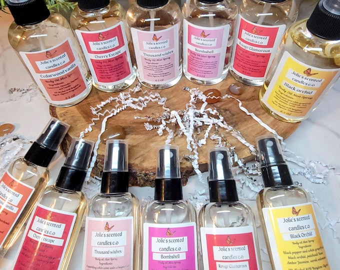 Refreshing Body Spray | Natural Body Mist | Long-Lasting Oil Perfume | Moisturizing Body Scent | Fresh Fragrance | Essential Oils Body Spray