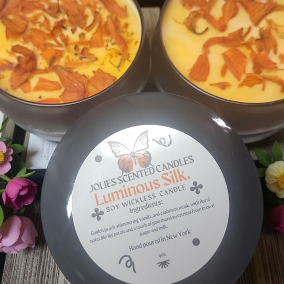 Scented Soy Wax Candle Tin 9oz Wickless Flameless buy 2 and get a free one