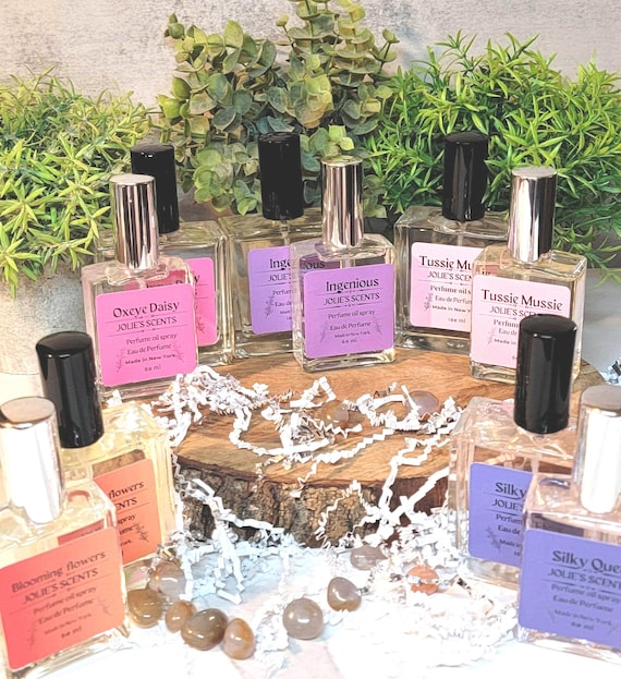 Handmade Natural Perfume Spray: Organic Fragrance Gift 10ml 50ml 60ml 100ml