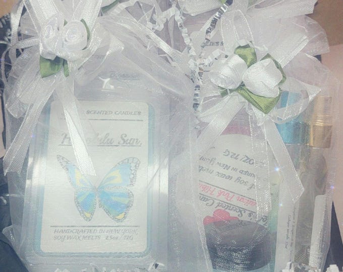 Soy Wax Melt Gift Set | Hand-Poured Aromatherapy Scents, Bonus Lotion & Perfume-Free Wax Warmer, Eco-Friendly Soy Wax Tarts, Home Fragrance