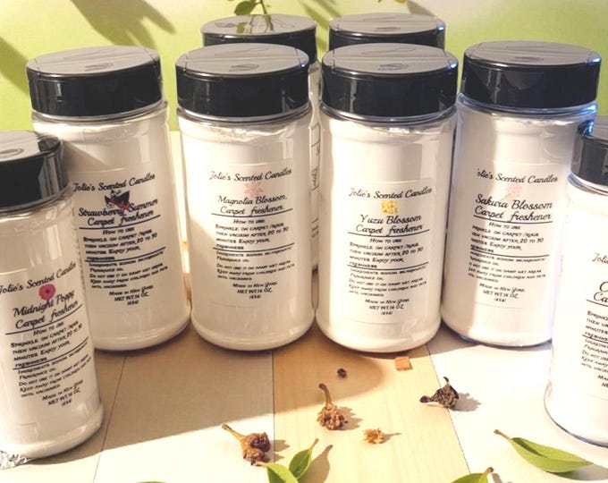 Natural Carpet Freshener Powder Odor Eliminator | Room & Car Deodorizer | Non-Toxic, Long-Lasting Freshener for Home and Pet Spaces