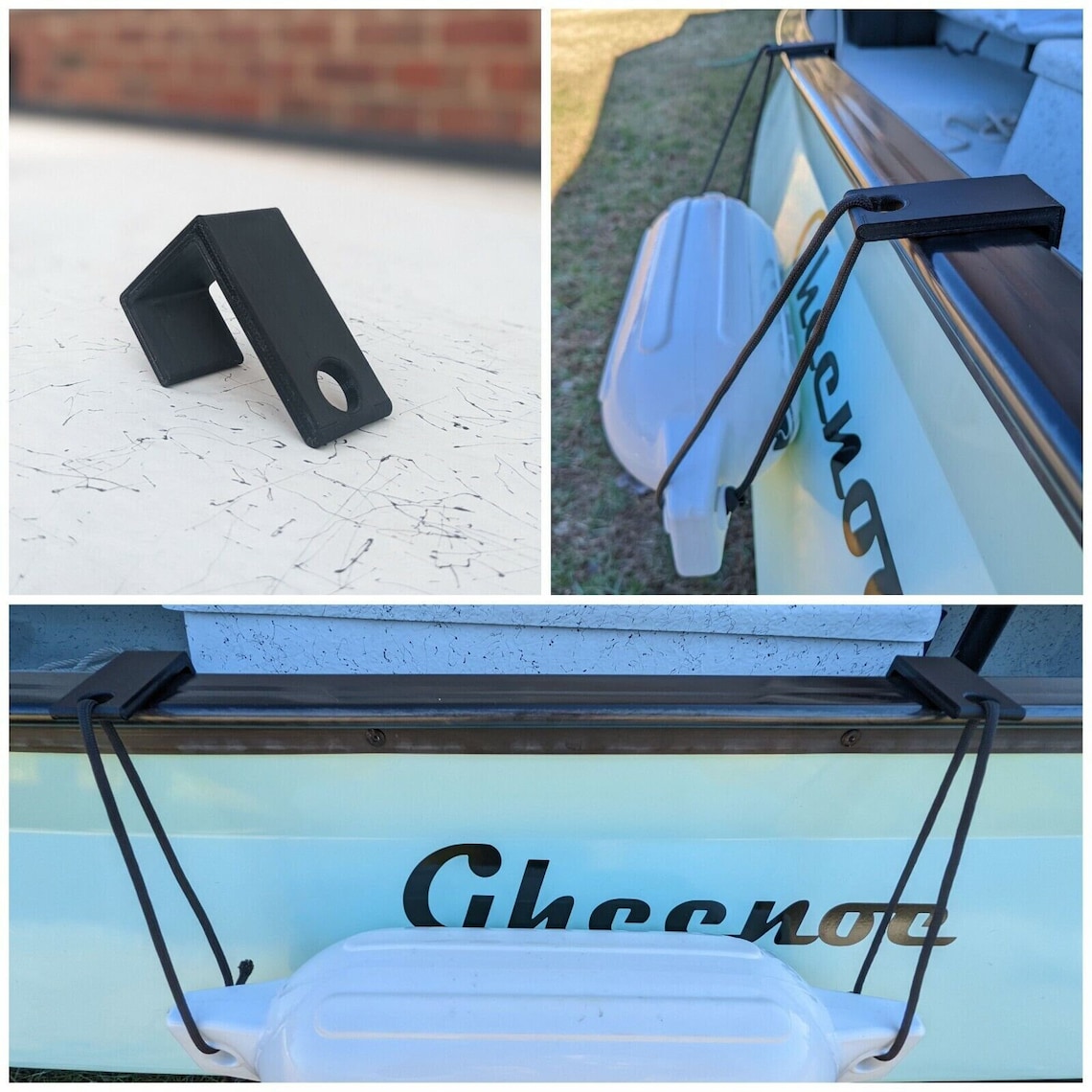 Gheenoe Rub Rail Fender Clips set of 4 Etsy