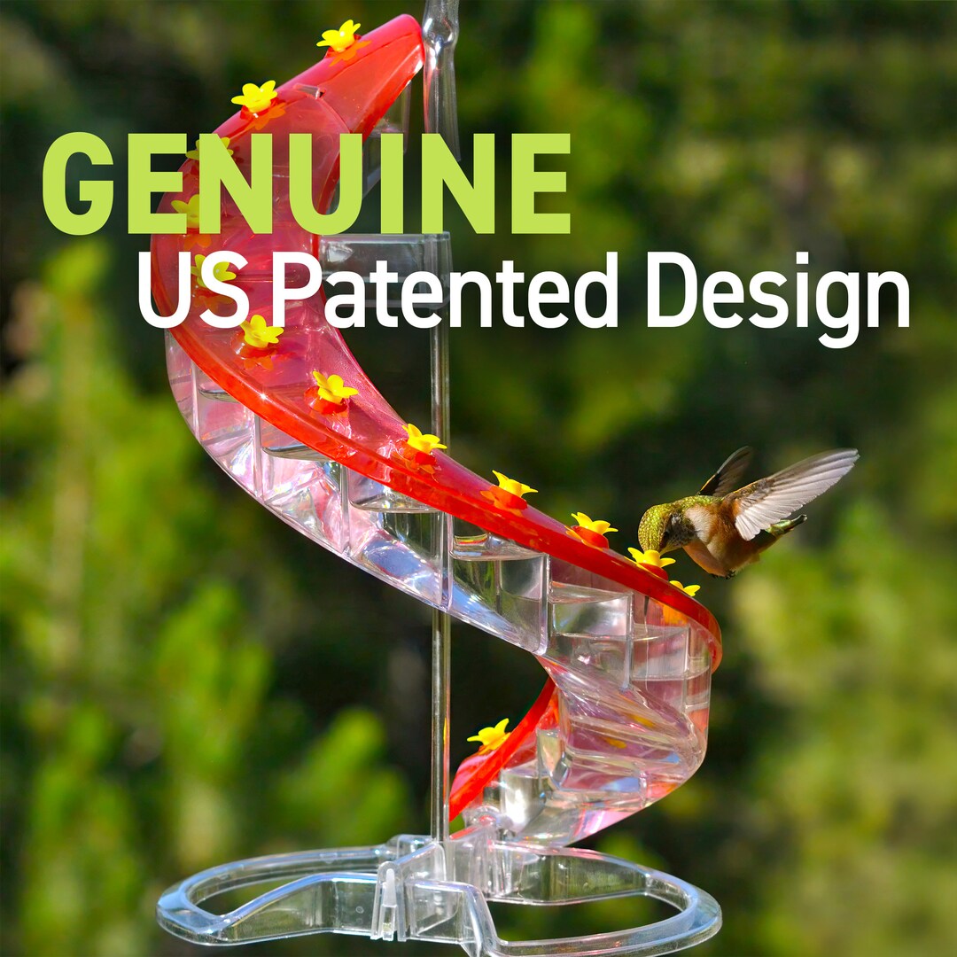 Cascade® Helix Spiral Hummingbird Feeder, by Ideam, US Design and