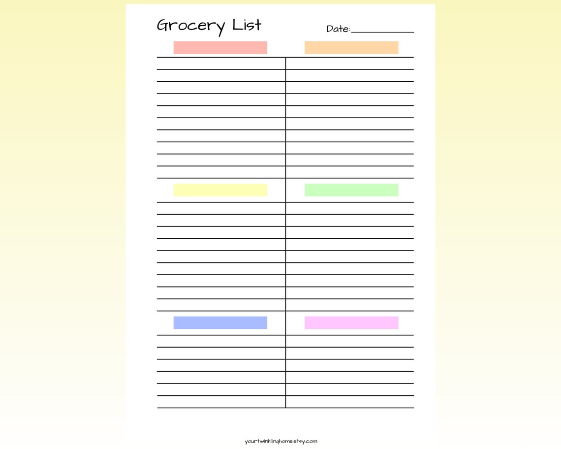 Weekly Meal Planner Printable Meal Planner Printable Dinner Planner ...