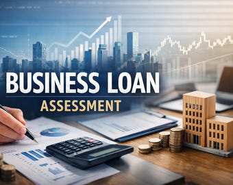Custom Business Loan Client Intake Template, Printable Digital Download, Editable Loan Assessment Form, Finance Checklist Word Guide