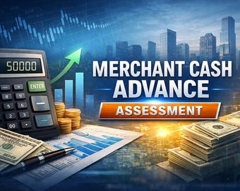 Merchant Cash Advance Client Intake Assessment Template, Editable Digital Guide, Loan Intake Form, Business Funding Checklist Word