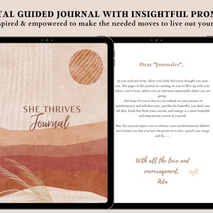Digital journal with prompts | Guided journal with prompts | GoodNotes journal | self-discovery journal, IPad journal, Gratitude journal
