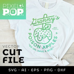 Granny&#39;s Poison Apples • Snow White • SVG Cut File • Digital Download