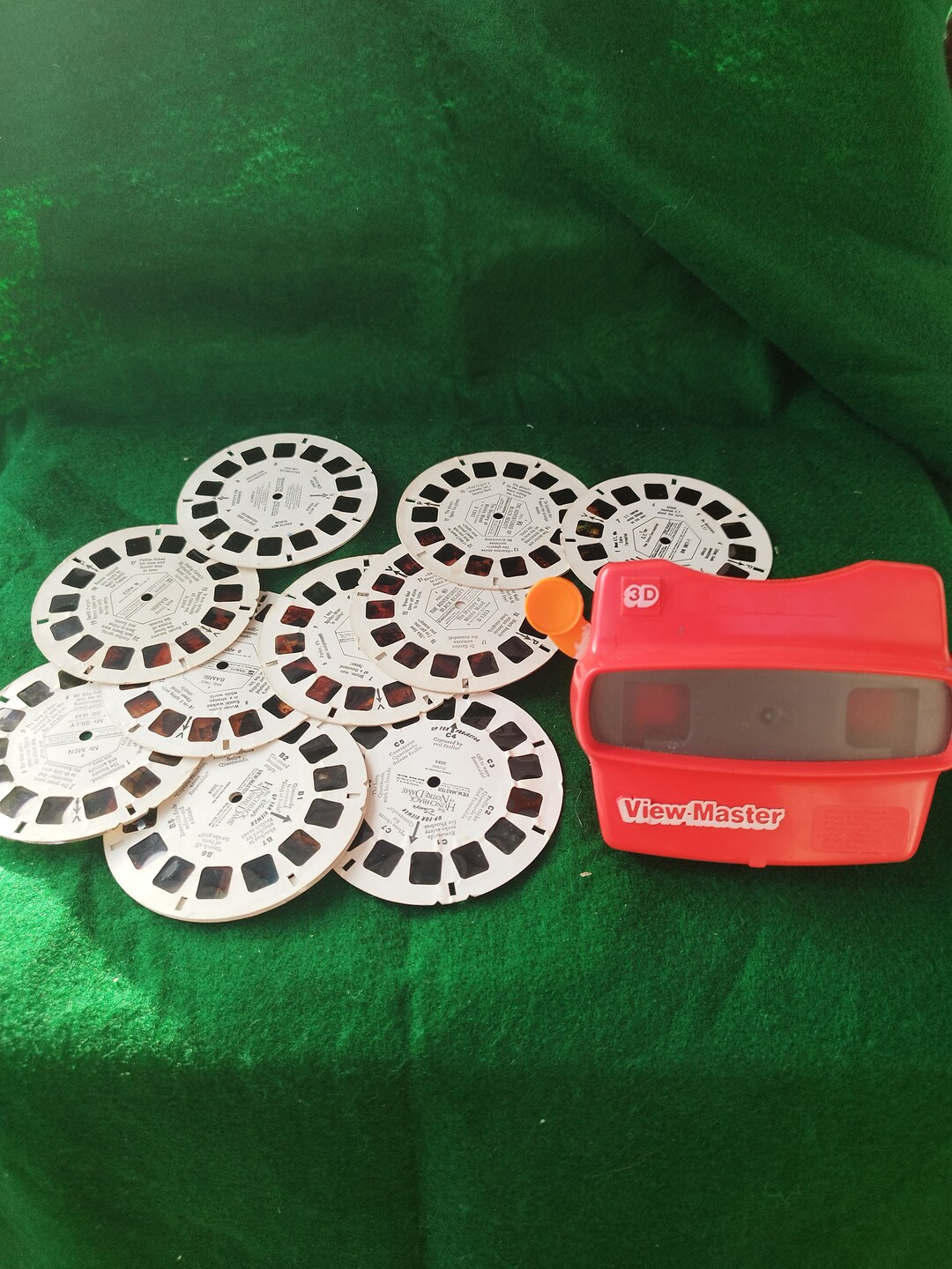 Viewmaster 3d Stereoscopic View With 11 Slide Discs Etsy